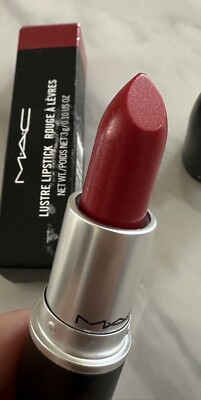 MAC Luster Lipstick #502 Cockney - 0.1 oz /3 g - Full Size NIB NEW