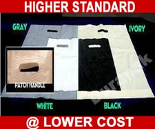 9X12 1000 pcs All Color Polyethylene Plastic Patch Handle LDPE Shopping Bag Sale