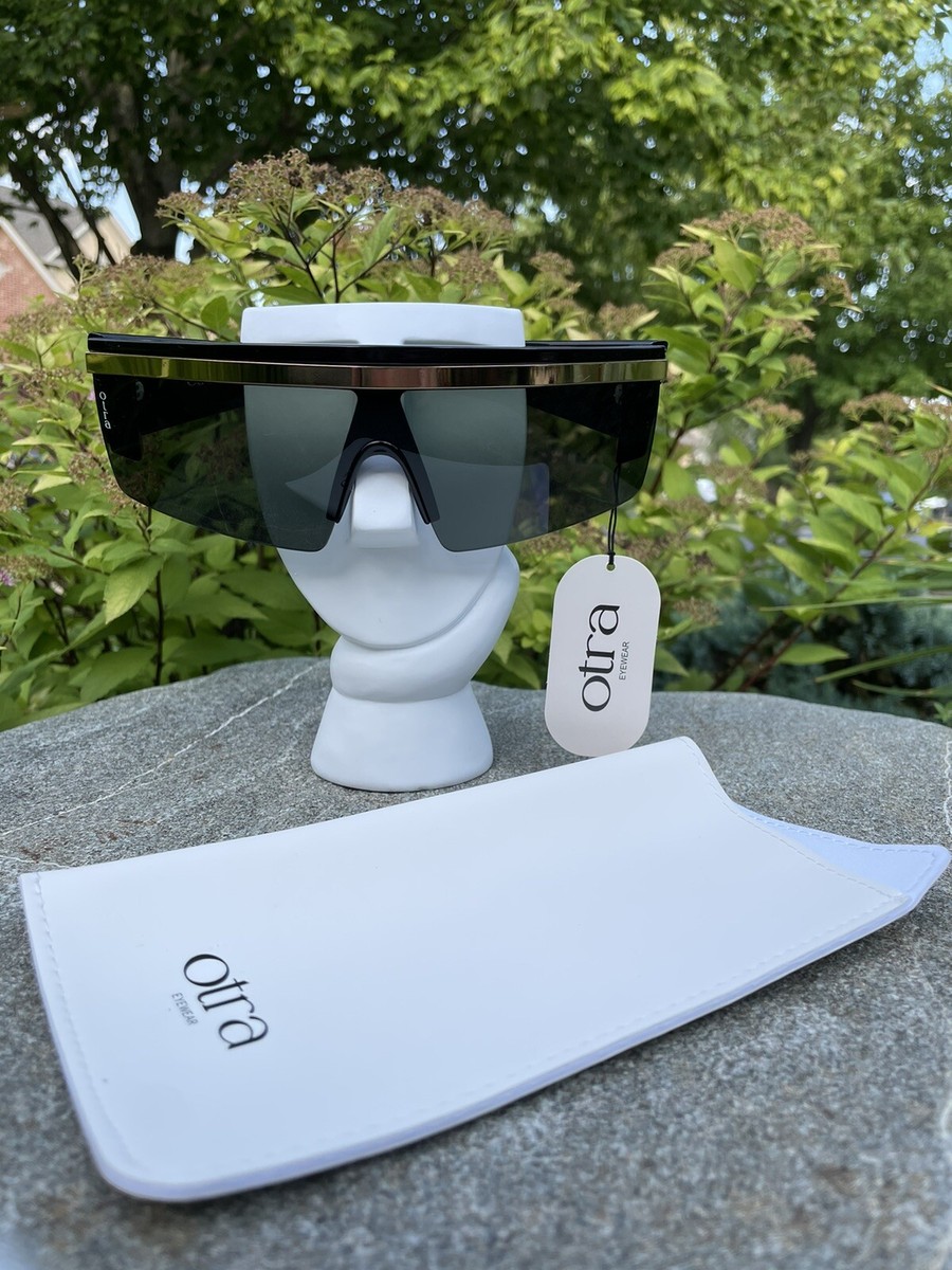 Otra Colette Shield Sunglasses Sony Black/Green New RIDELEY - Soft Tact Army Green - Black Mirror Lens – 100% main image 4