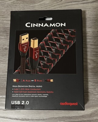 Audioquest Cinnamon A Plug B Plug - 1.5m - New Open Box