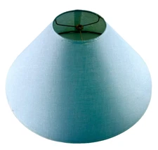 21 x 9 inch Fabric Minimalist Industrial Lamp Shade Tapered Drum in Blue