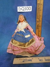 Vintage 1930s Celluloid French Folk Costume Provincial Europe Doll DQ100