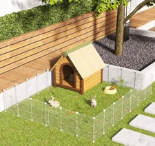 HOMIDEC Pet Playpen,Small Animals Cage DIY Wire Fence with Door for Indoor/Outdo