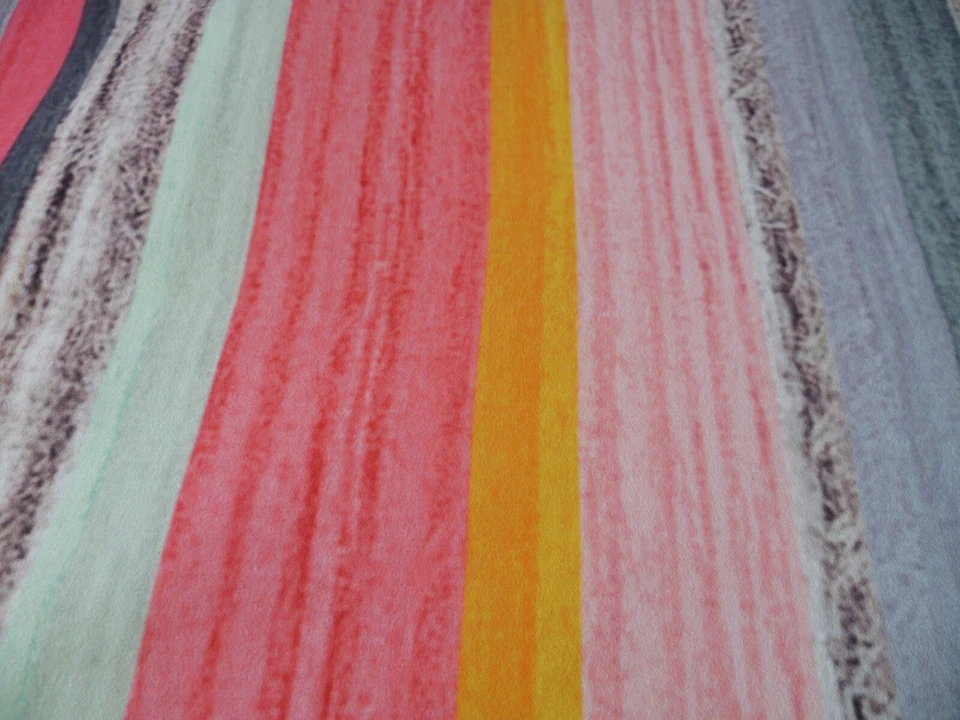 Funda nórdica DENY DESIGNS Full Queen multicolor a rayas gris azul amarillo Foto 2 de 4