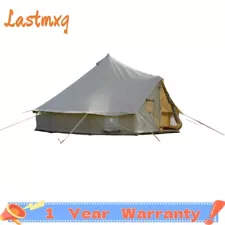 Canvas Tent 4 Seasons Yurt Tent for Camping 4M/5M Cotton Canvas Tent 13ft-16.5ft