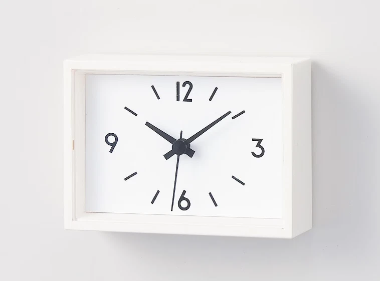 MUJI Station Clock / Mini MJ-WCJSM2 44275771 White from japan - Image 3 of 3
