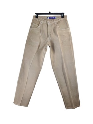 Vtg 90s Levis SilverTab Jeans Baggy Wide Tapered Khakis 34x32 USA 