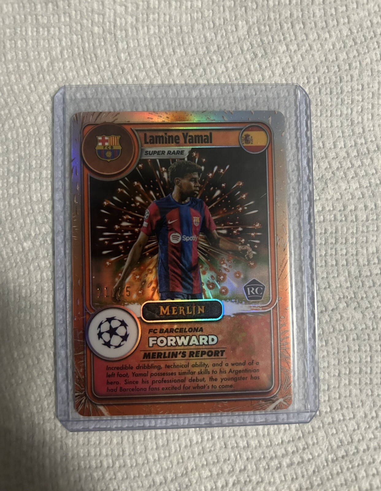 Lamine Yamal Gamers Fireworks /25 SSP