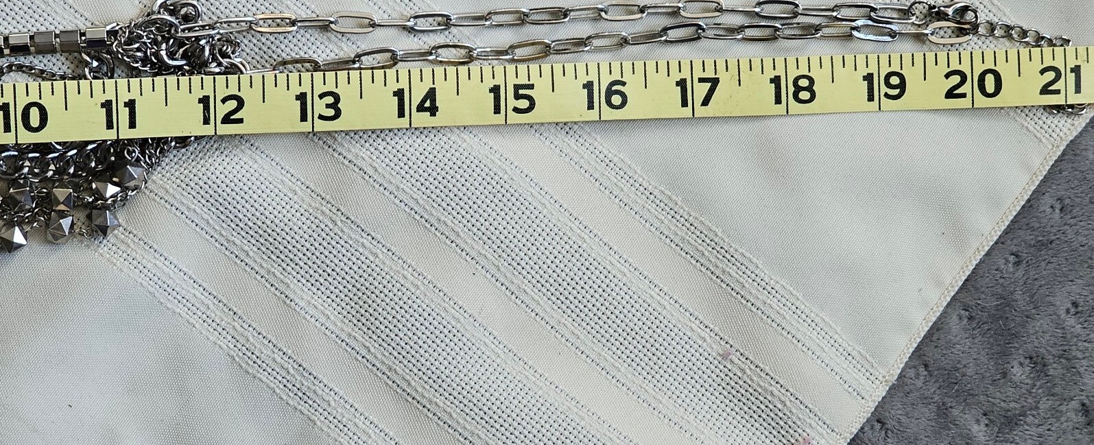 Dramatic Layered Statement  42” Brutalist Gunmeta… - image 19