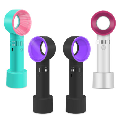 Mini Handheld Fan Bladeless USB Charging Mini Air Cooler Rechargeable  Portable