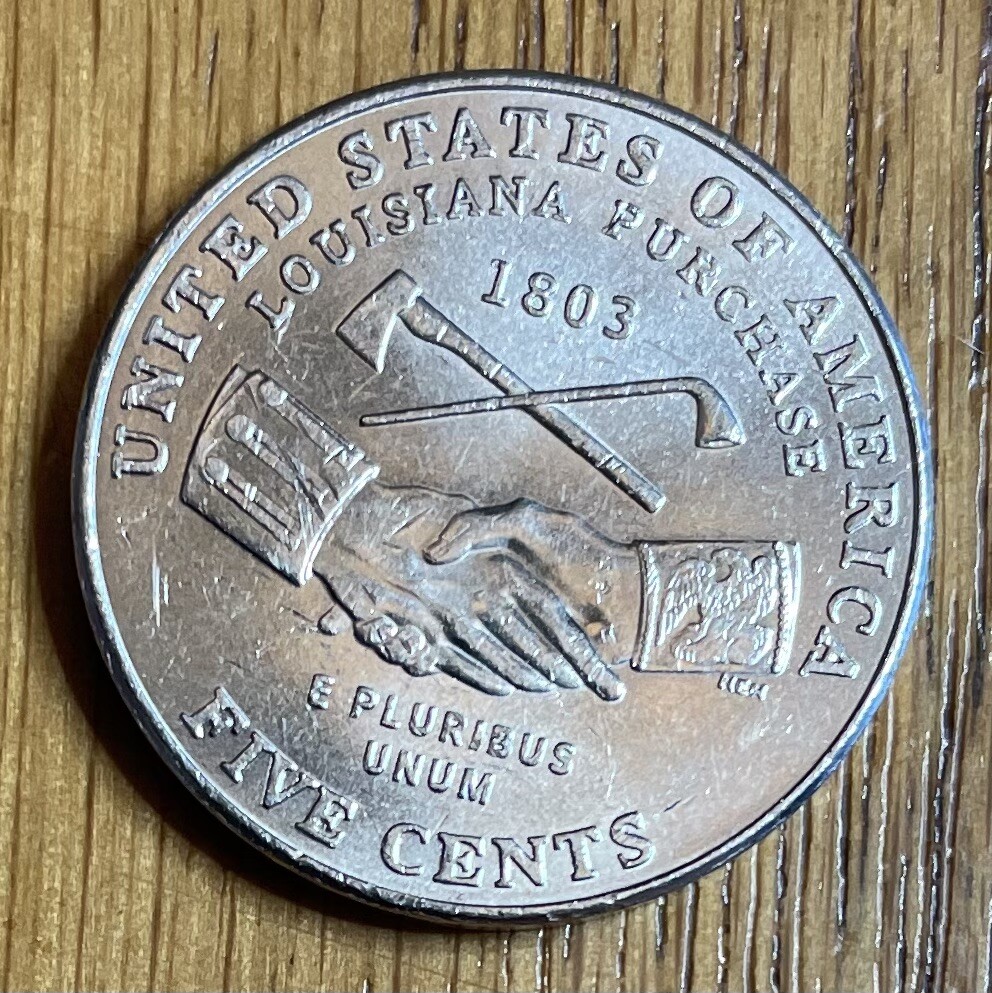 2004 P “1803” Louisiana Purchase Nickel, Beautifully Detailed 