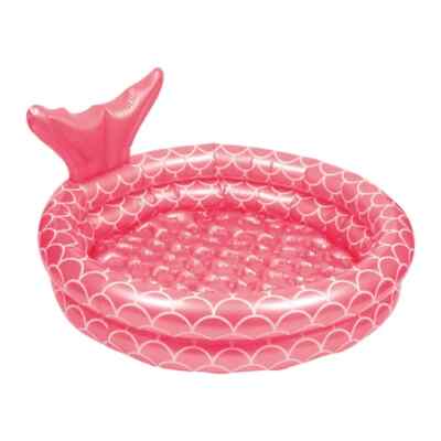Aqua Splash! Fischschwanz Planschbecken 100 cm x 100 cm - rosa