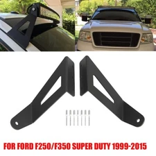 For 1999-2015 Ford F250/F350 Super Duty 54" Curved LED Light Bar Mount Brackets