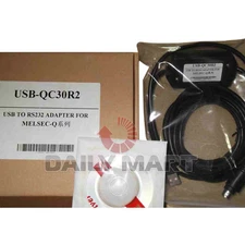 New Mitsubishi Interface Programming Cable USB-QC30R2 Connector Q Series PLC