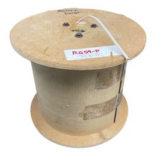PASTERNACK ENTERPRISES RG59-P 22AWG TYPE CL2P PLENUM CABLE 1,000' SPOOL NEW