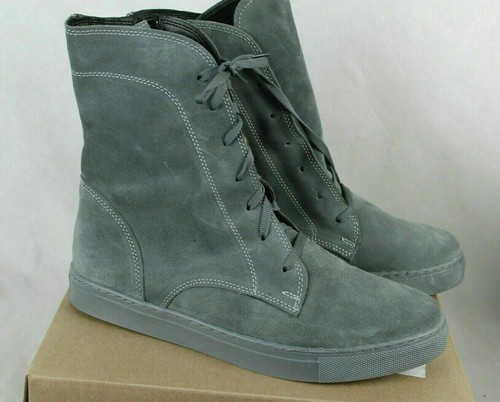 Noosy Leather Sneaker IN Gray, Unisex 