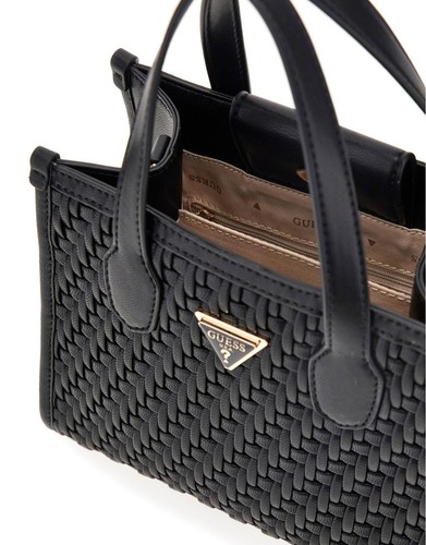 GUESS borsetta Silvana 2 Compartment Mini Tote XS Black - Foto 3 di 3