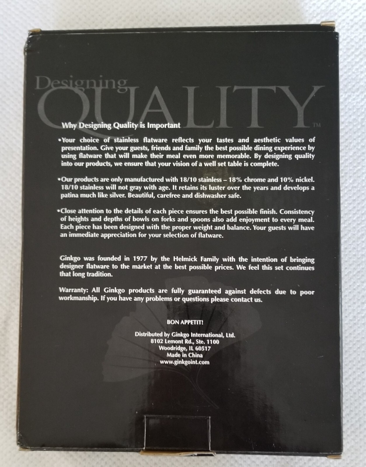 Ginkgo Le Prix 20Piece Red Handle Flatware Set NIB eBay