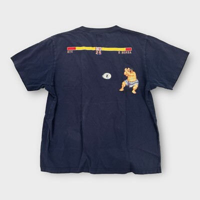 Uniqlo X Street Fighter Shirt Mens XL E Honda Ryu Hadouken