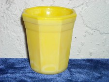 Akro Agate Small Octagonal Tumbler Yellow