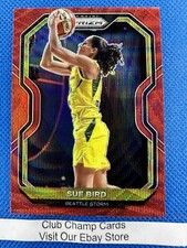 2021 #65 Sue Bird WNBA Panini Prizm Basketball Ruby Wave Prizm Storm