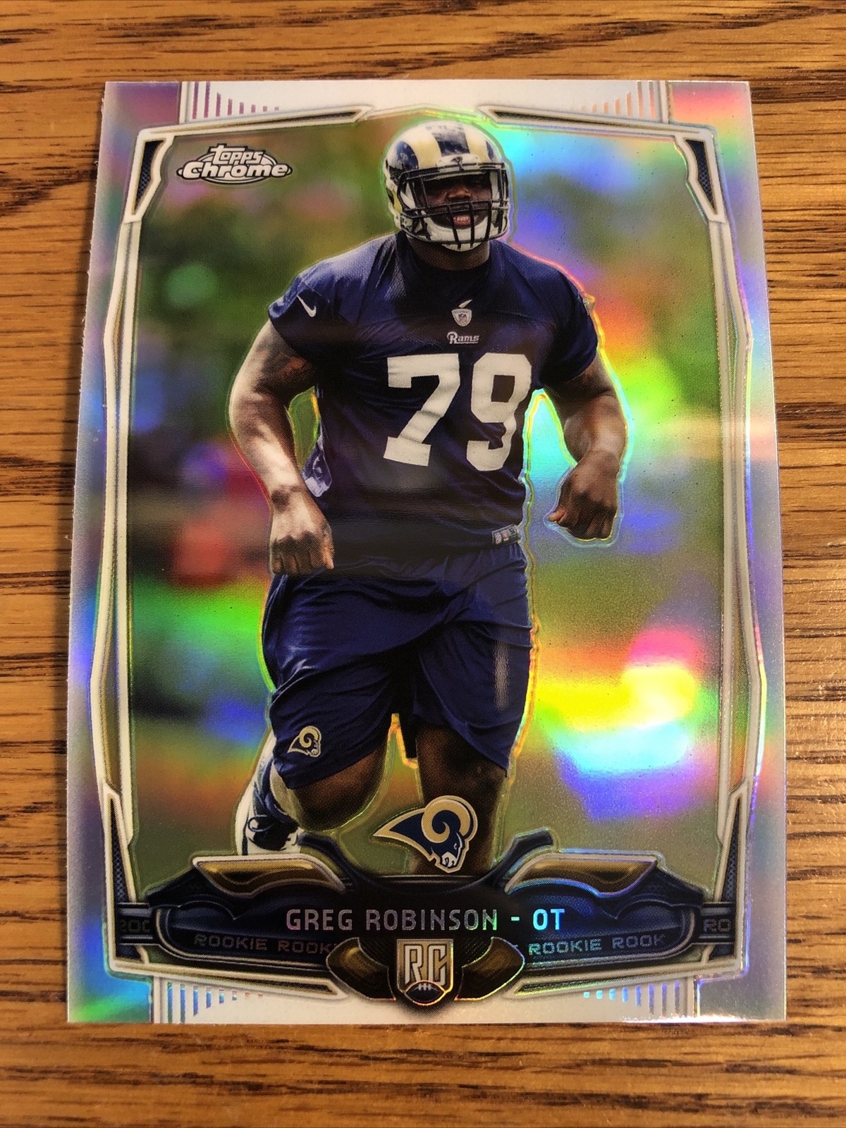Greg Robinson RC 2014 Topps Chrome Refractor Rams #135   *7061*