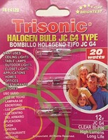 Halogen Jc Type Light Bulb G4 Base 12 Volt 20 Watt - Jc G4 12v 20w Pack Of 3 Bul on sale Halogen Jc Type Light Bulb G4 Base 12 Volt 20 Watt - Jc G4 12v 20w Pack Of 3 Bul on sale
