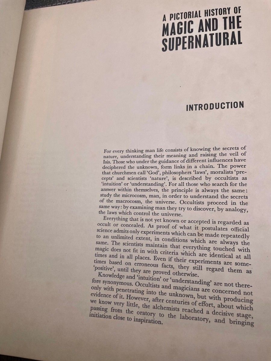 A Pictorial History of Magic and the Supernatural by Maurice A Pictorial History of Magic and the Supernatural by Maurice