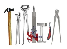 Professional Farrier Tools kit 7 pieces Horse Hoof Trim Tools Kit