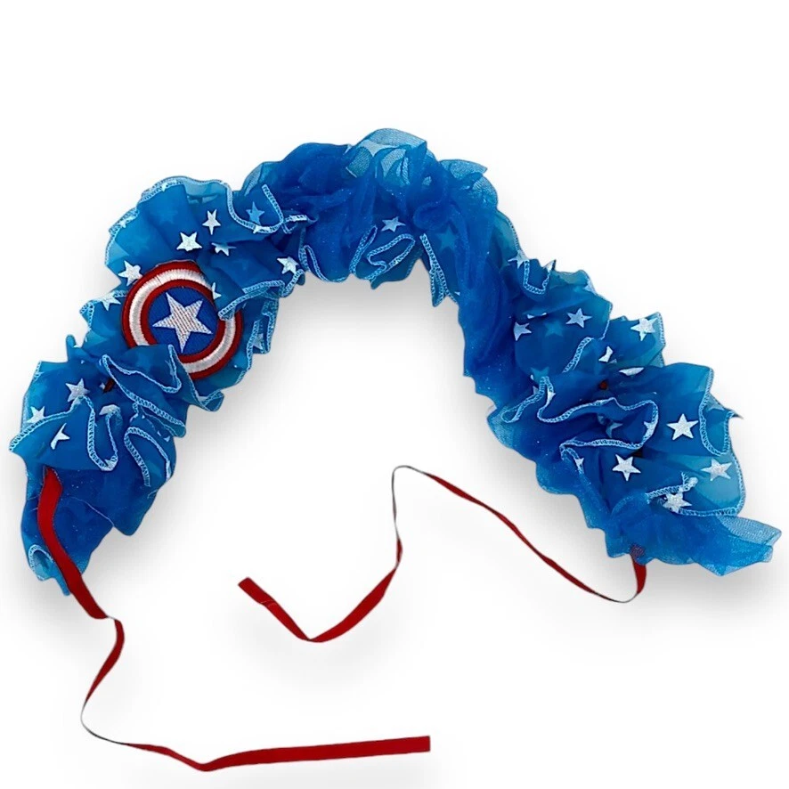Marvel Sueño Americano NIÑO Encogerse de hombros Boa Disfraz Accesorio Vestido Elegante (edad 4+) NUEVO EN CAJA Foto 2 de 4