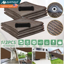 2PCS 90% Sun Shade Cloth Mesh Tarp Outdoor Patio Plant Canopy Cover with Grommet
