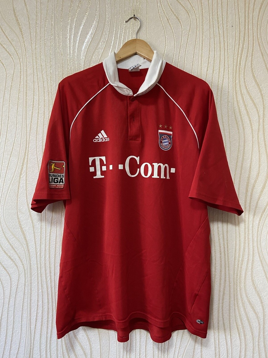 Bayern Munich 2005-2006 ホワイトシャツ BAYERN MUNICH 2005/2006 HOME FOOTBALL SHIRT ADIDAS #10