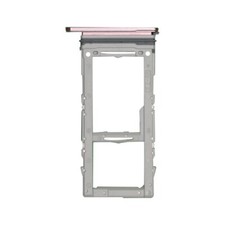 SIM microSD Card Tray Dual for Samsung Galaxy S20 Pink Repair Fix Part Cell