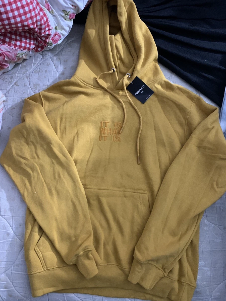 Forever 21 yellow hoodie sale