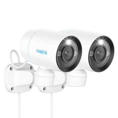 Reolink 4K PoE Security Camera Pan Auto Tracking Spotlight 2-Way Talk RLC-81PA