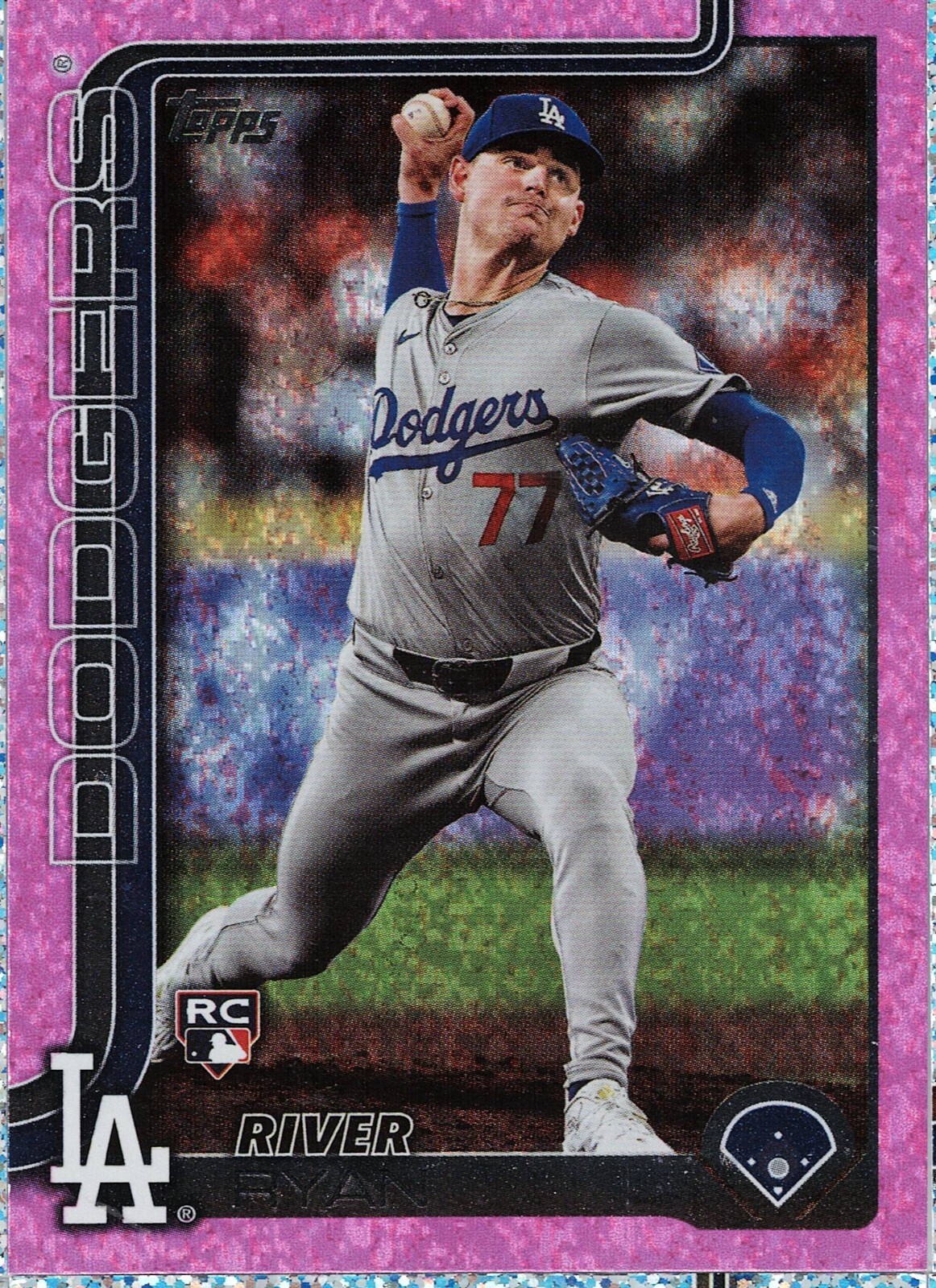 2025 Topps Series 1 Purple Sand Glitter River Ryan #273