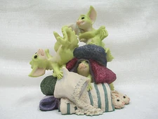 Whimsical World Of Pocket Dragons Pillow Fight by Real Musgrave  