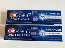 Crest Pro-Health Advanced Extra Whitening Toothpaste, 2 Pack 5.1 oz EXP 10/2027
