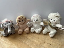 Dreamsicles Angel Hugs Dolls, Plush Stuffed Dolls, Group Of Four Collectibles.