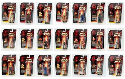 Star Wars Episode I Phantom Menace 21 Figure Lot Sealed MOC CommTech Hasbro 1999