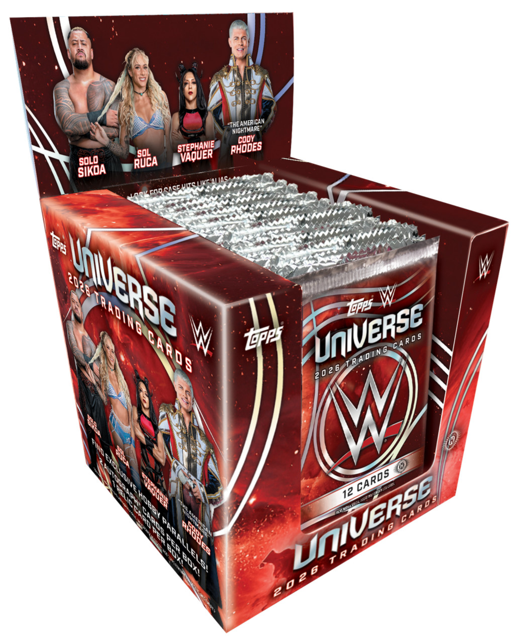 2026 TOPPS UNIVERSE WWE Wrestling HOBBY BOX (2 AUTOs/1 RELIC) New Presale QTY
