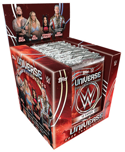 2026 TOPPS UNIVERSE WWE Wrestling HOBBY BOX (2 AUTOs/1 RELIC) New Presale QTY