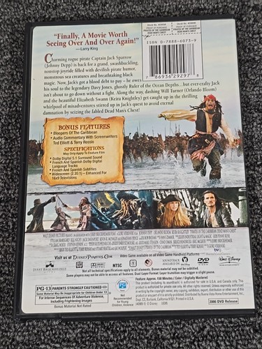 Pirates of the Caribbean: Dead Man's Chest (DVD) ** Former Blockbuster Rental ** - Picture 2 of 5