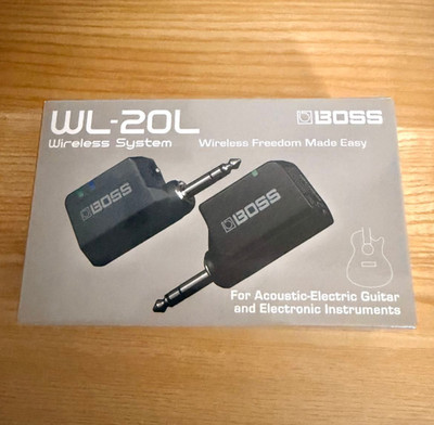 Boss WL-20L kabelloses System Gitarre passive Tonabnehmer niedrige Latenz kom...