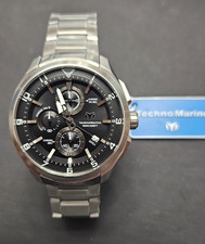 TechnoMarine Ocean Quantum Men's Quartz Watch - 48mm, Black TM-318115 NIB