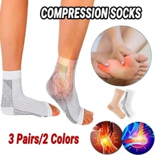 Compression Socks Foot Pain Relief Ankle Support Sleeve Brace Plantar Fasciitis