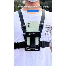 Hands Free 4.5-7.2 inch Phone Neck Mount for POV Recording Vlog Cycling Travel