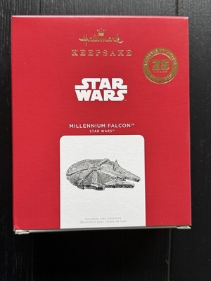 HALLMARK 2021 STAR WARS MILLENIUM FALCON METAL ORNAMENT