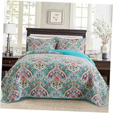 Quilts Queen Size, Soft Cotton Queen Quilt Bedding Queen 90"  98" Floral B