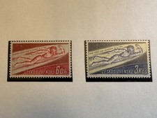 Czechoslovakia Stamps SC# 1042-1043 Yuri Gagarin set of 2 MNH 1961